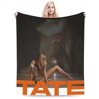 Tate McRae pop dainininkė Antklodės Vilna Jauki Super Minkšta Pledas Miegamajam Antklodė 30x40in