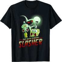 SpongeBob SquarePants The Hash Slinging Slasher Spooky T-Shirt S juoda