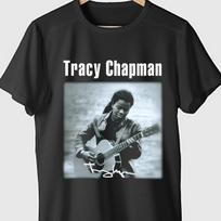 Tracy Chapman guitar black T-shirt short sleeve Unisex All sizes Unisex T-Shirt XXL