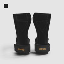 1Pair Gounod Gym Grip Cowhide Palm Protector Weightlifting Gloves for Fitness Training Exercise Equipment ruda