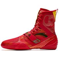 Anta Thunderbolt Fashion Trend Slip Resistant Abrasion Resistant High top Boxing Training Shoes Unisex Red Black Yellow 412440102-5 44