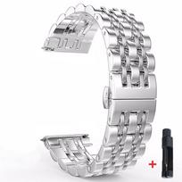 22mm Universalus nerūdijančio plieno metalinis dirželis Huawei Watch GT 6 Pro 46mm GT6/GT5/GT4 46mm, 20mm Samsung Galaxy Watch 7 6 5 4 22MM