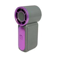 Rankinis ventiliatorius Nešiojamas mini ventiliatorius su ilgo veikimo baterija USB įkraunamas asmeninis ventiliatorius lauko kelionėms, kasdieniam važiavimui į darbą, biuro vėsinimui Galingas oro srautas pilka