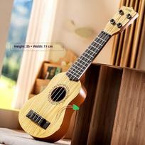 26/35cm Guitar Desktop Decoration 4 Strings Musical Instrument With Paddles Simulating Yukrili
