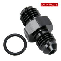 4AN To 7/16-24 4AN to M12*1.5 6AN To 5/8-18 Male Flare To Male Thread Turbo Oil Feed Adapter Fitting for GT25/28/30/35/35R AN4 To M12x1.5