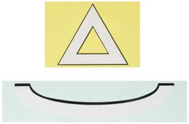 POSH 2 types of moped sticker set 2 pieces 800090 One Size juoda