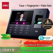 Deli Smart Cloud Biometric Time Clock CN plug (adapter included)
