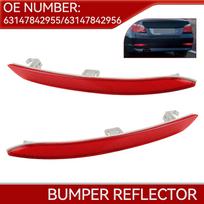 1 pora automobilio galinio buferio atšvaito šviesos dangtelio lęšų keitimas BMW 5 serijai F10 F18 M Sport 2010-2016 63147842955 63147842956 raudona