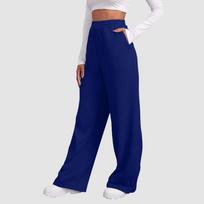 Baggy Womens Pants Women Fleece Lined Sweatpants Wide Straight Leg Pants Bottom Sweatpants Joggers Pants S
