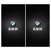 2 vnt. Automobilio logotipo apsauginė plėvelė viduriniam stulpeliui, lipdukas nuo įbrėžimų, skirtas BMW M Performance 1 3 5 7 serijoms M3 M4 M5 M6 X1 X3 X5 X6 X7 E30 E34 E36 E39