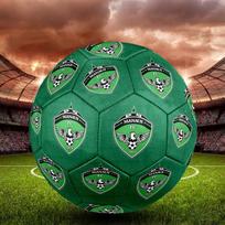 Manaus FC Indoor Soccer Ball Size 5 Colorful All Ages Machine Stitched PVC Competition Ready Durable High-Bounce