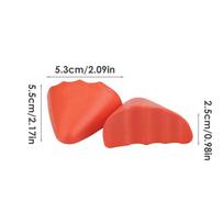 1 Pair High Heel Toe Plug PU Shoe Insert Big Shoes Toe Front Filler Cushion Pain Relief Protector Shoes Accessories