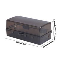Durable Plastic Plug Box Anti-theft Waterproof Cable Management Box Protect Outlet Weatherproof Extension Lead Cover Outdoor
