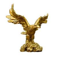 Derva Amerikos auksinio erelio figūrėlės Namų biuro darbastalio apdaila Modelių kolekcija Statulėlės Ornamento dekoro objektai Priedai