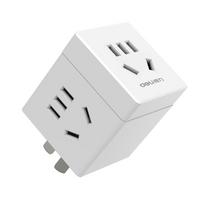 Deli 3-Port Wireless Cube Power Adapter CN plug (adapter included)