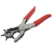 Leather Belt Hole Punch Plier Eyelet Puncher Revolve Sewing Machine Bag Setter Tool Watchband Strap Household leathercraft