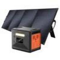 2500W 2300Wh LiFePO4 Solar Generator with 400W Foldable Solar Panel Fast Charging Kit Power Station Generador Solar 2500W 2300Wh US