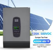 Sandėlyje 6,2Kw 48V Grynos sinusinės bangos Maks. 500vdc MPPT Datouboss Vienfazis Saulės keitiklis Hibridinis keitiklis Saulės keitikliai Off-Grid Solar System 6.2kw Solar Hybrid Inverter