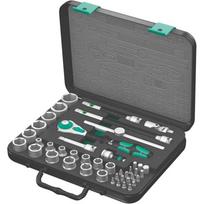 Wera 05003594001 8100 SB 2 Zyklop Speed Ratchet 3/8  Set, Metric, 43-piece žalia