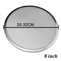 6''-12'' Home  Kitchen Oven Net Plate Pan Aluminium Mesh Pizza Screen Baking Tray 8 inch