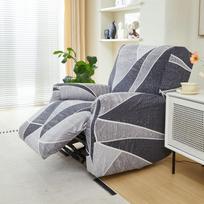 1/2/3 Seat Recliner Cover Stretch Couch Cover For Recliner  Sofa Chair Cover For Kids, Pets, Dog And Cat 1pc  (1-seat) gray
