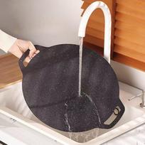 1Pcs Kitchen Non-Stick Pan 28/30/32/34/38Cm Korean Maifan Stone Bbq Grill Pan Outdoor Barbecue Pot 28CM