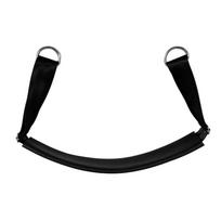 Adjustable Pilates Foot Strap Cotton Anti-slip Fitness Foot Strap Sturdy Stainless Steel Buckle Fitness Belt juoda