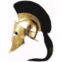 „Spartan“ šalmas su odiniu pamušalu, skirtas atkūrimui, LARP ir vaidmenų žaidimui – autentiški graikų kario galvos apdangalai