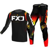 Motocross Jersey & Pant Kits lenktynių kostiumas Racer Gear Set Off-road MX Enduro MOTO Vyriški rinkiniai Moterų kalnų kalnų motociklų kombinacija M-32 yellow