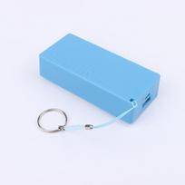 Telefonas Mp3 Elektroninis įkrovimas Pasidaryk Box 18650 Power Bank Battery Charger Dėklas 5V 1A Nešiojamas USB Power Bank Kit saugykla mėlyna