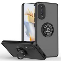 Armor Matte Case For Honor 90 Lite Honor 70 50 Cover Ring Magnetic Holder Stand Shockproof Coque Fundas For Honor 90 juoda