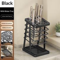 Kitchen Utensils Storage Holder Square Space Saving Cutting Tool Storage Rack Countertop Drainage Plating Multifunctional juoda