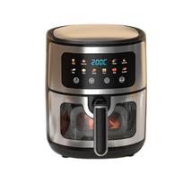 Smart Stainless Steel Air Fryer with Visible Cooking Window