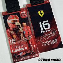 F1 Ferrari lenktynininko praėjimo pakabukas Charles Leclerc Max Verstappen Automobilių gerbėjų entuziastų kolekcija Išskirtiniai dovanų aksesuarai