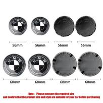 4 vnt. 56 mm 68 mm BMW emblema BMW ratlankių gaubteliams BMW 3 serijai 5 serijai E60 E90 F10 F30 E46 E39 X5 E53 E70 E38 Z4