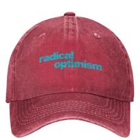Radical Optimism Dualipa Trucker Hat Merch Vintage Distressed Denim Casquette Headwear Unisex All Seasons Travel Hats Cap One Size brown