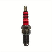 D8TC 3-Electrode Spark Plug, Designed for Lower Heat Usage, Quick Ignition of The Fire Core, Ensures Complete Combustion of in The Engine, Enhances Po 1pc