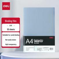 Deli 3820 Clear Binding Covers CN plug (adapter included)