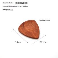 Pick Storage Box Plectrum For Acoustic Guitar Plectrums Electric Wood Picks Solid Unique 3D Printed Portable Guitar Pick Holder