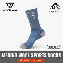 WRELS 1/2/3 Merino Wool Socks Thermal Warm Crew Winter Boot Sock Moisture Wicking Breathable Performance Thick Wool Hiking Socks M