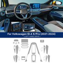 TPU Automobilio Salono Dangos Lipdukas VW Volkswagen ID.4 ID4 GTX CROZZ X PRO Apdailai Ryškus Remonto Membrana Apsauginė Plėvelė Stilius A
