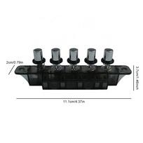 Five-position Plug-in ButtonSwitch For Range Hood Five-position SilverSwitch