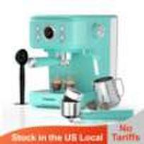 For 04E Electric Semi-Automatic Coffee Maker Cappuccino Espresso Latte Machine for Hotel Outdoor & Car Use 20 Bars Pressure 220-240V EU