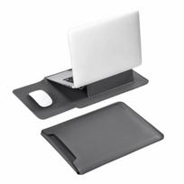 Non-Magnetic Laptop Stand Cover Thickened Tablet Protective Pouch Laptop Case Cover  Business Use 13.6 14.2in pilka