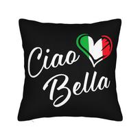 Ciao Bella Art Design Pillow Case Comfy Pillow Cover Morden Cushion Cover For Office Car Home Decor Peach skin 18*18(CM)-1Pcs