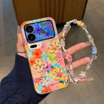 Dopamine flower bracelet suitable for Xiaomi Mi 17 mobile phone case oppo Redmi vivo double layer imd protective case OPPO#A55