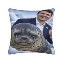 Charlie Kirk Raperio Memas Pagalvės Užvalkalas Modernus Pagalvės Užvalkalas Sofai Miegamajam Namų Dekoras Spausdinti Pagalvės Užvalkalai Gimtadienio Dovana Peach skin 18*18(CM)-1Pcs