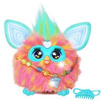 Mascota Furby Coral F6744, 15cm, 13 Accessories, for Boys and Girls, Ages 6+