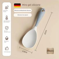 Food Grade Silicone Kitchenware Set Non-stick Pan High Temp Resistant Spatula Soup Spoon Colander Cooking Essential Tools