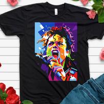 Michael Jackson Unisex T-Shirt, Michael Jackson Retro T-shirt, King of Pop, Michael 80 XXXL